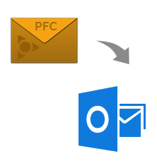Transfer AOL PFC files to Outlook