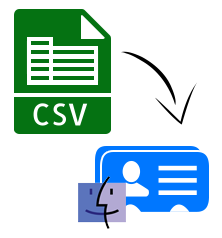 CSV to vCard Converter For Mac