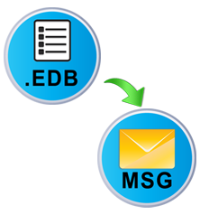 EDB to MSG Converter