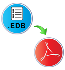 Exchange EDB to PDF Converter