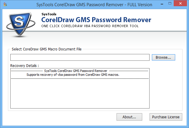 CorelDraw GMS Password Remover