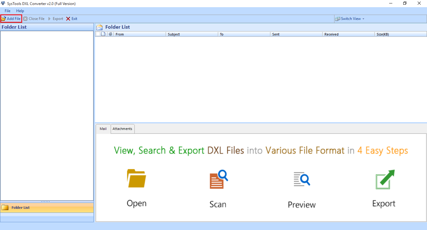 Add DXL Files to Converter