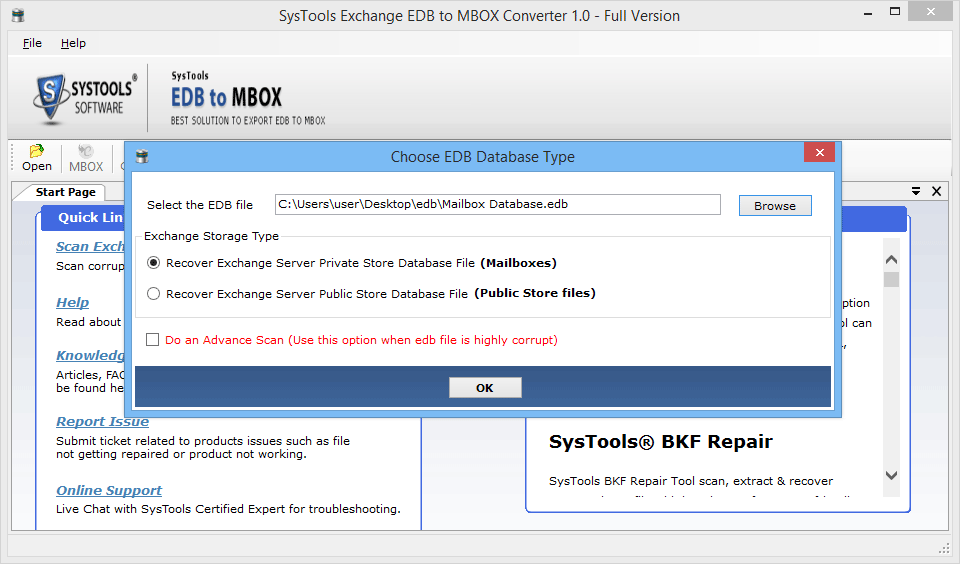 Recover and Then Migrate EDB To MBOX