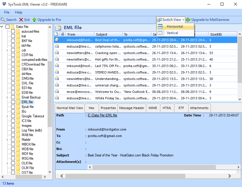Preview All MDB file Details