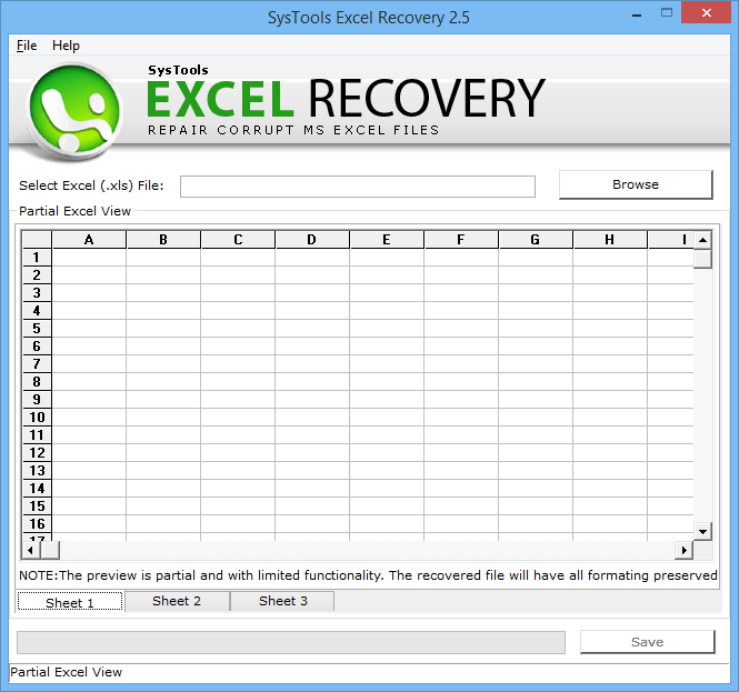 MS Office Excel Sheet Recovery Tool